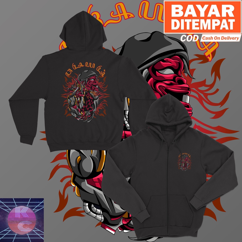 JAKET HOODIE ZIPPER WAYANG CEPOT ROBOTIC BIG SIZE JUMBO ZIPPER DISTRO PRIA WANITA