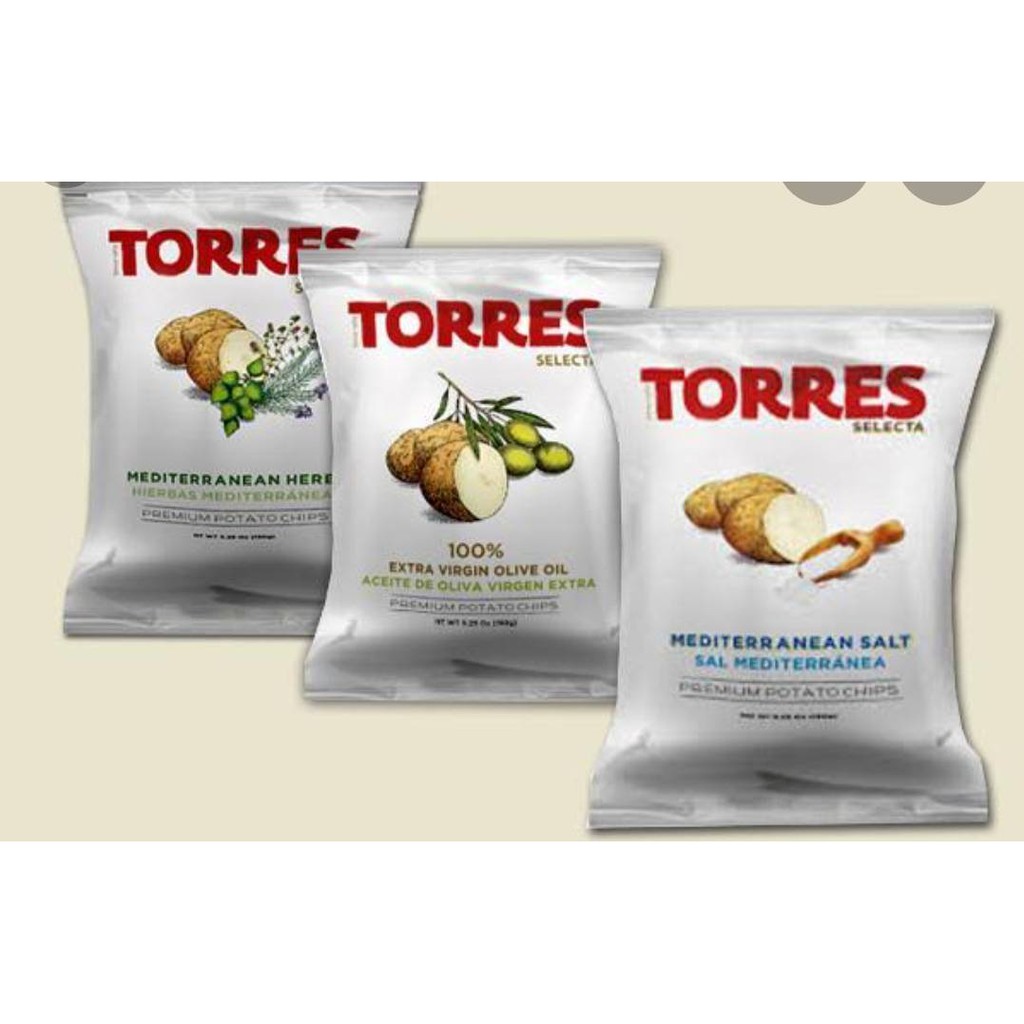 

Potato Chips torres selecta 100% extra virgin oil 150g / Kripik Kentang