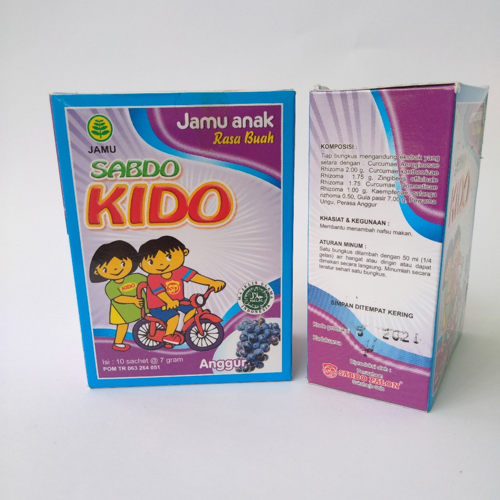 Herbal Anak Sabdo KIDO Rasa Anggur Sabdo Palon Isi 10 Sachet