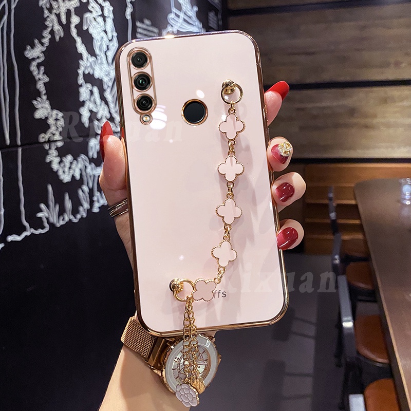 Casing Silikon VIVO V23 V21e V20 V20SE V21 V11i V9 V5 V15 Y85 Y83 Y66 Y67 Y51 2020 S12 Pro Motif Daun Clover