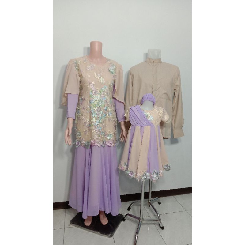 Set Baju Pesta Family Request Model Modern