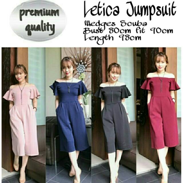 Baju Kekinian Playsuitjumpsuit Jeans Polos Murah Wanita Jumbo Untuk