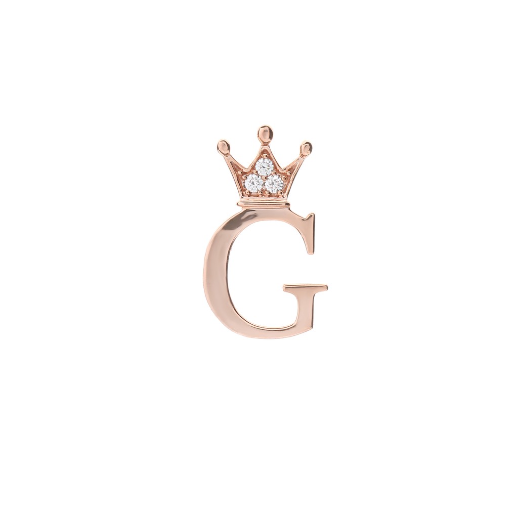

Dominique Jewellery-Diamond Pendant Alpha Beta G King & Queen