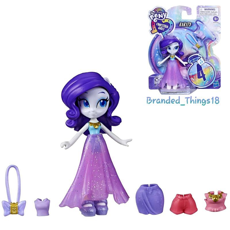 MLP My Little Pony Equestria Girls Fashions Squad Rarity figure set figur bentuk manusia poni hasbro
