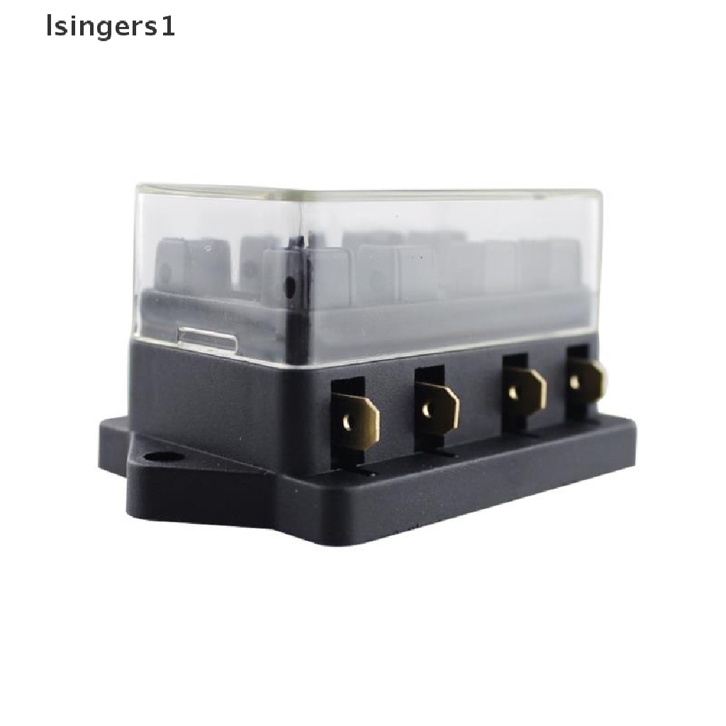 (lsingers1) Box Sekring Gepeng Standar ATO 6 Arah DC 12V / 24V Untuk Mobil