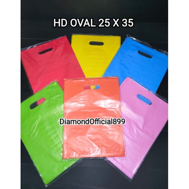 Softhandle Oval Plastik Warna Polos 100lbr/Pack