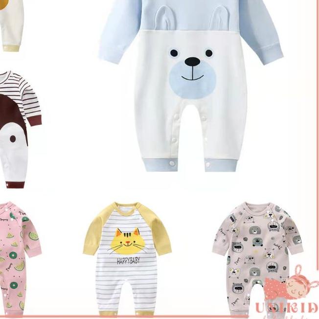UNIKID Jumper Bayi Panjang Jumper Lucu Jumper Karakter IMPOR Baju Bayi laki laki baju anak perempuan