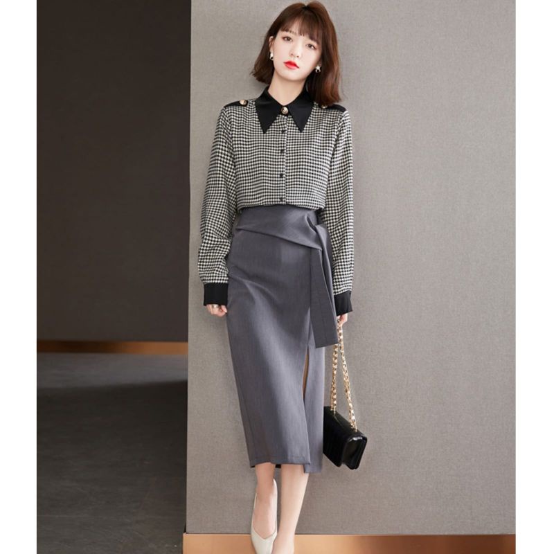 MDLV ~ 2150# Adora Shoulder Strap Shirt Kemeja Premium Kemeja Korea Look Import Fashion Import