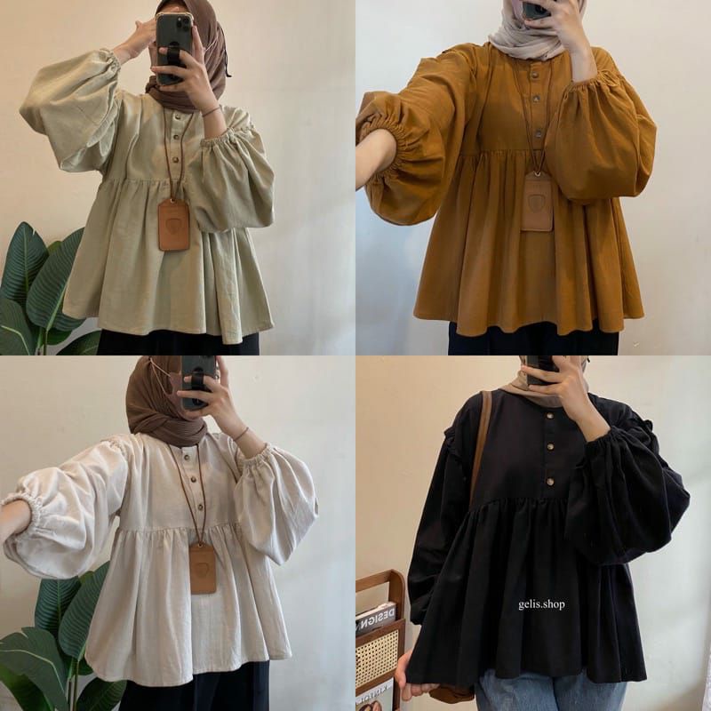 (READY) Diana Top Blouse by Gelis.shop