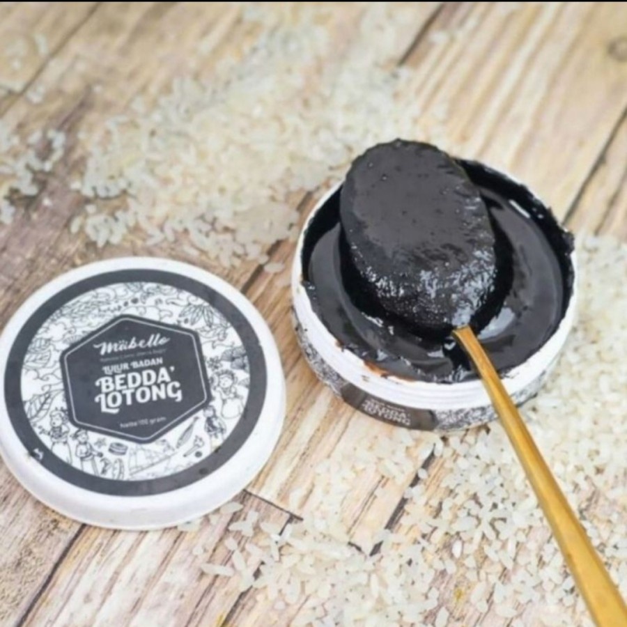 MABELLO BEDDA LOTONG - LULUR BADAN MABELLO LULUR HITAM 100GR BPOM