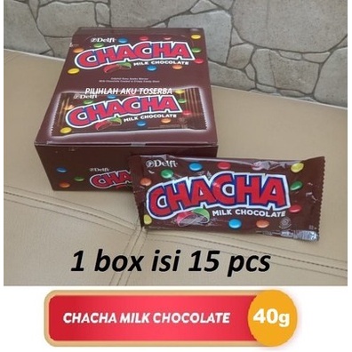 

DELFI CHACHA MILK CHOCOLATE 40GR X 15 (1BOX) WARNA WARNI, SIAP DIMAKAN