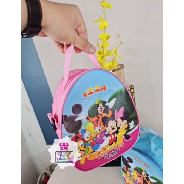 Souvenir Ultah Tas / Eggbag Custom / Tas ransel 3in1/ Tas Mini Custom / Paket ultah anak