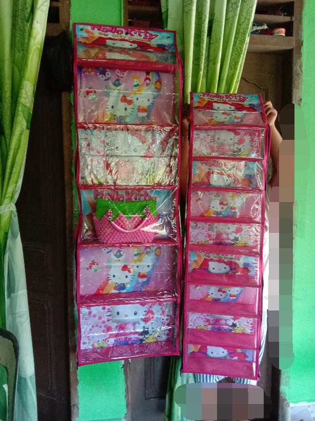 Paket Rak Tas Karakter Rak Sepatu Karakter Pedek