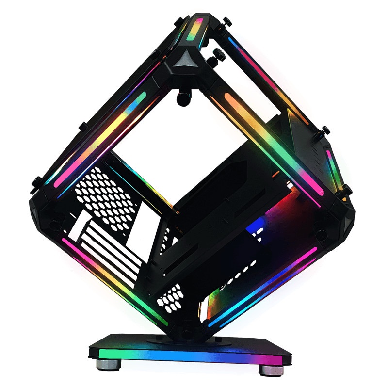 Casing PRIME B-[X] - mATX - UNIQUE GAMING CASE - FRONT-TOP &amp; GLASS