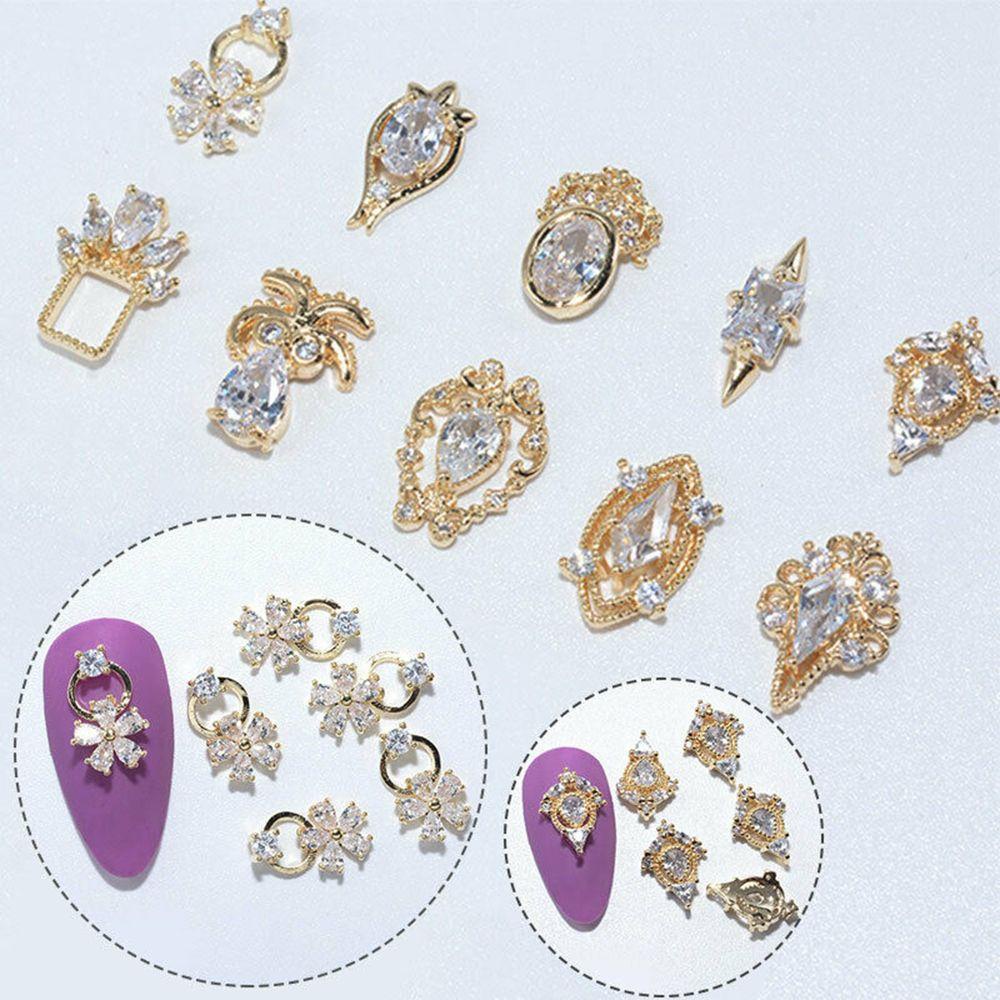 PREVA Nail Art Decorations Manicure Charms Rhinestones Butterfly