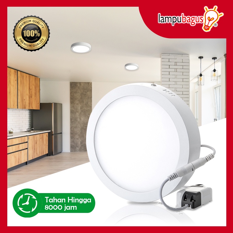 Panel LED Outbow Lampu Downlight LED Panel 18W 24W Bulat