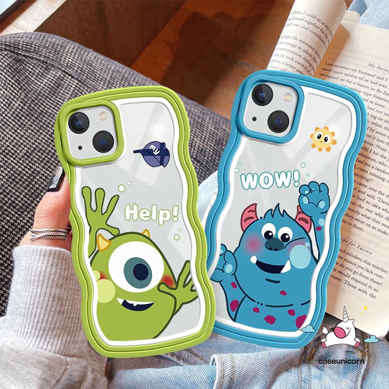 Soft Case Motif Monster University Untuk iPhone 11 12 13 14 Pro MAX XR 6 6s 7 8 Plus 14 Plus X XS MAX SE 2020