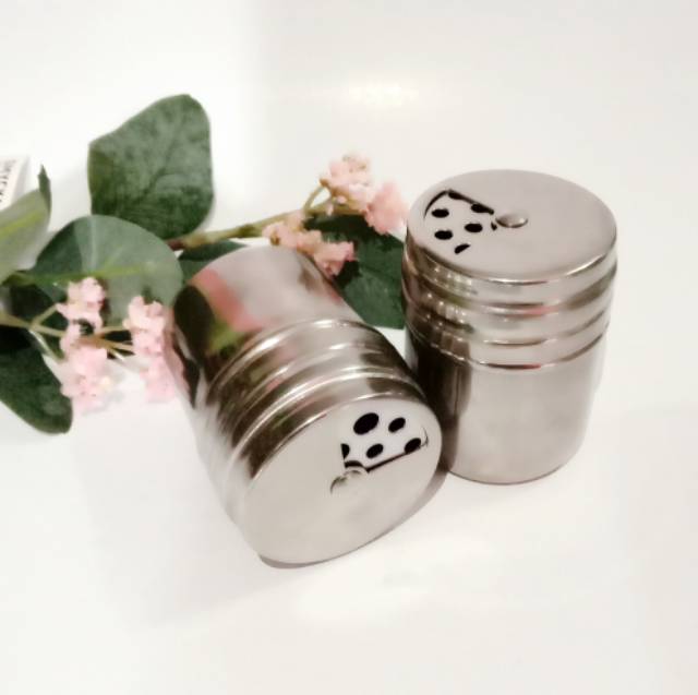 Souvenir pernikahan tempat lada garam kemas plastik