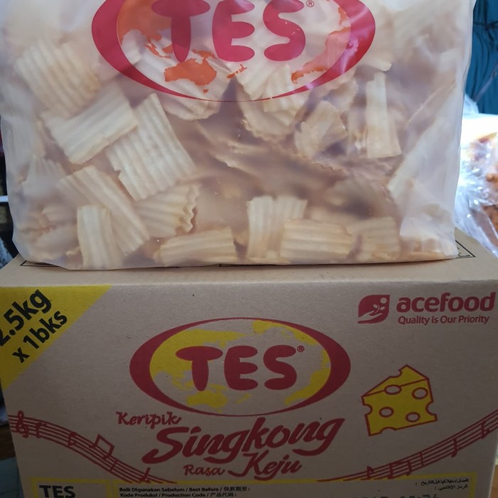 TES Keripik Singkong Sambal Balado/KEJU [2,5 kg/Dus]