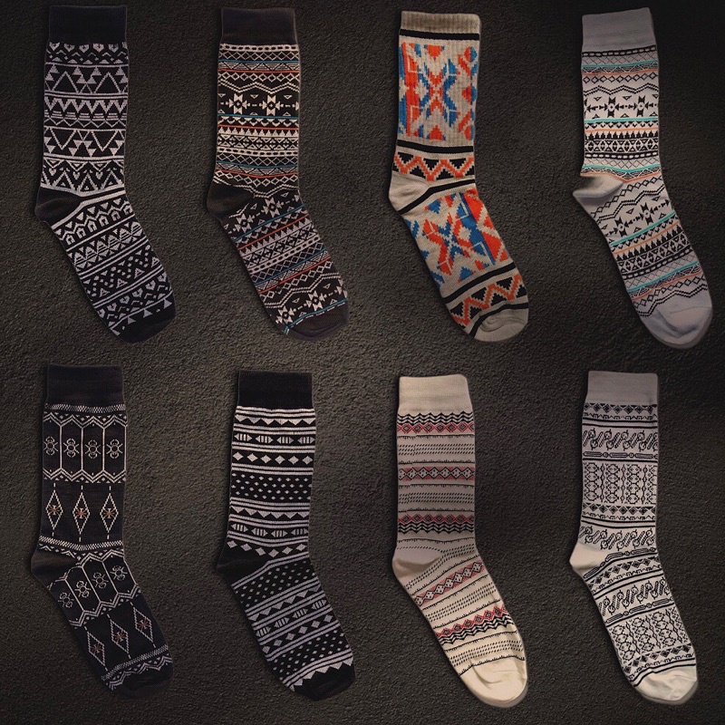 Kaos Kaki Basic ~ Kaos Kaki Motif Pria ~ Kaos Kaki Tribal ~ Amaterasu Socks