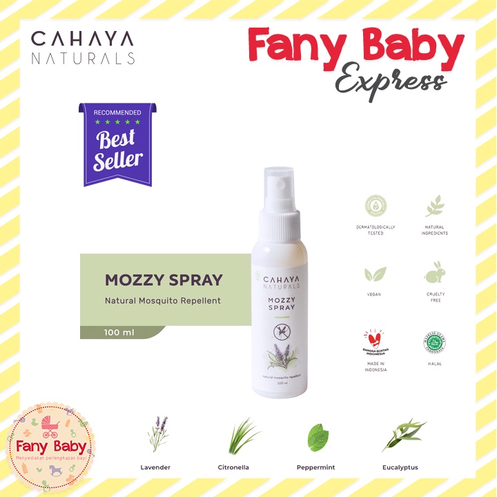 CAHAYA NATURALS MOZZY SPRAY 100ML PUTIH