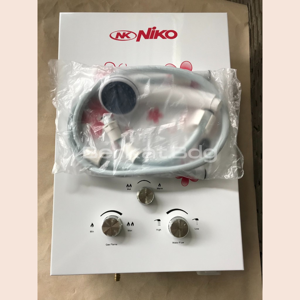 WATER HEATER GAS NIKO NK-6L ORIGINAL PUTIH