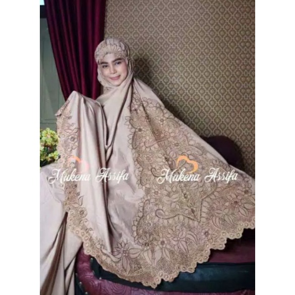 MUKENA DEWASA BORDIR PUNGGUNG MUKENA BORDIR PADANG