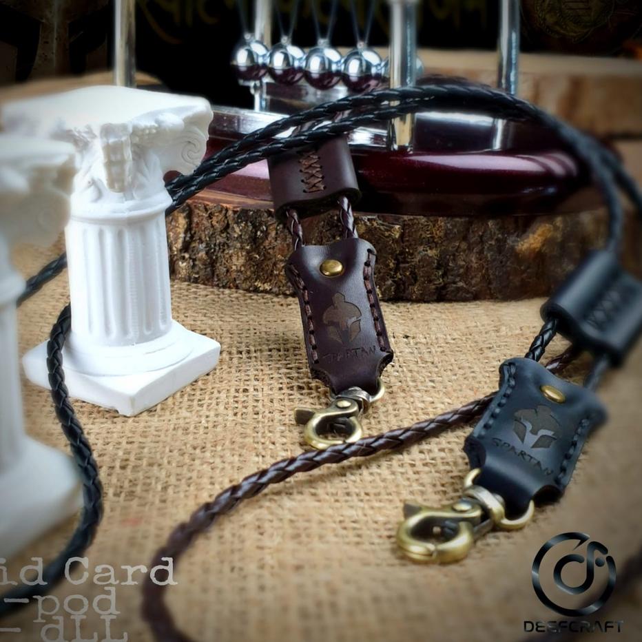 

Trendy Lanyard Vintage Spartan Lanyard Kulit Universal 3 Karet Lanyard / Lanyard for name tag / id card / lanyard hp dll