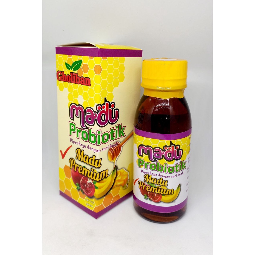 

Gholiban Madu Probiotik ( Diperkaya dengan sari buah )