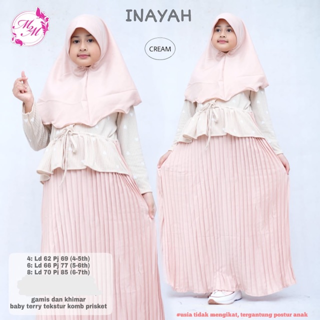Inayah Gamis Khimar Set