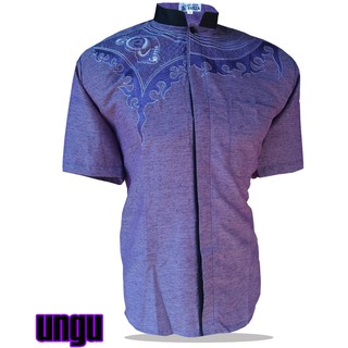 MURAH BAJU KOKO PRIA BORDIR ACAK KOMBINASI KERAH HITAM MURAH BAJU KOKO PRIA BORDIR ACAK KOMBINASI KERAH HITAM