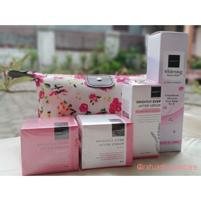 SCARLETT WHITENING PAKET ACNE, PAKET BRIGHTLY / SCARLETT LAMPUNG