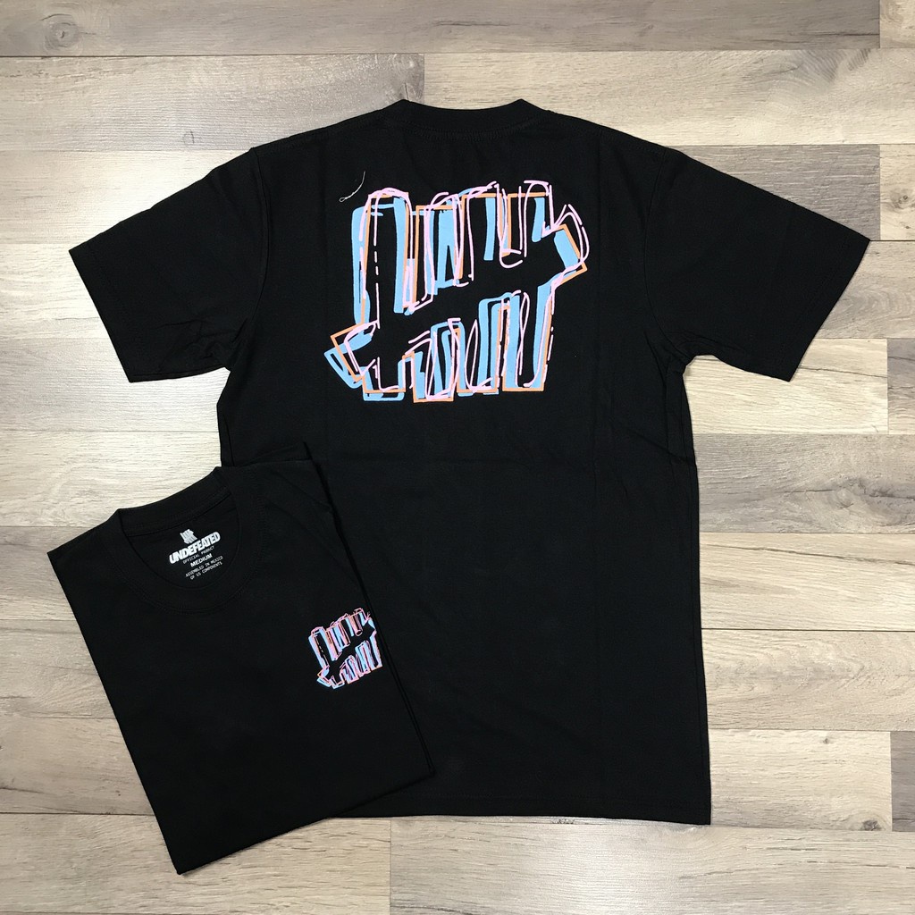 KAOS TSHIRT UNDEFEATED SERIES BLACK AUTHENTIC ORIGINAL
