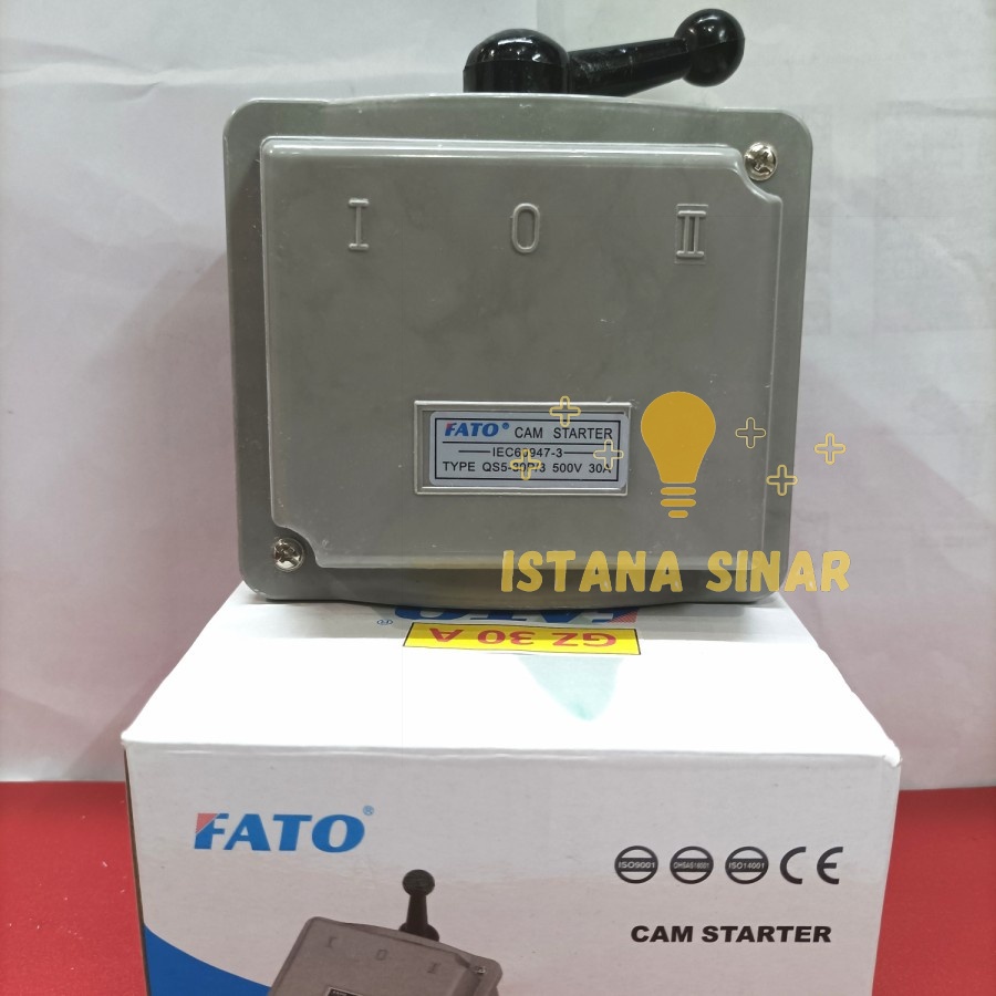 CAM STARTER GZ - 30A / SAKLAR GENSET / TUAS GENSET (I-0-II) BODY BESI