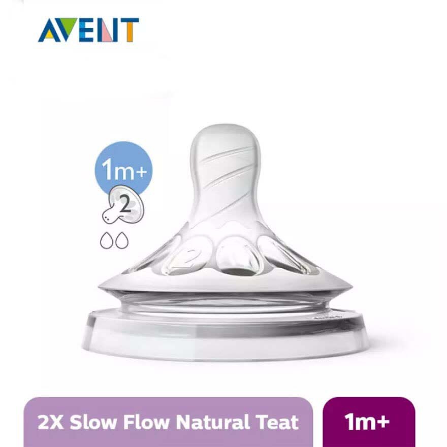 PHILIPS AVENT NATURAL FLOW / NIPPLE / ISI 2 PCS