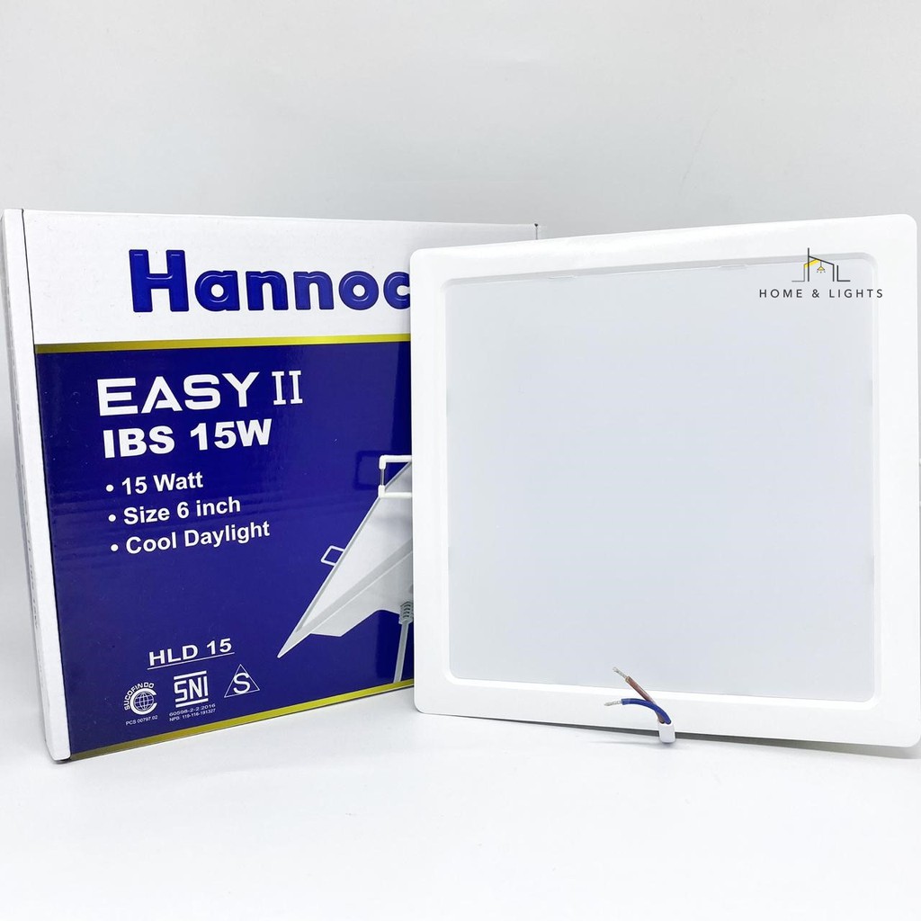 Lampu Downlight LED Hannochs Easy II Segi 15W