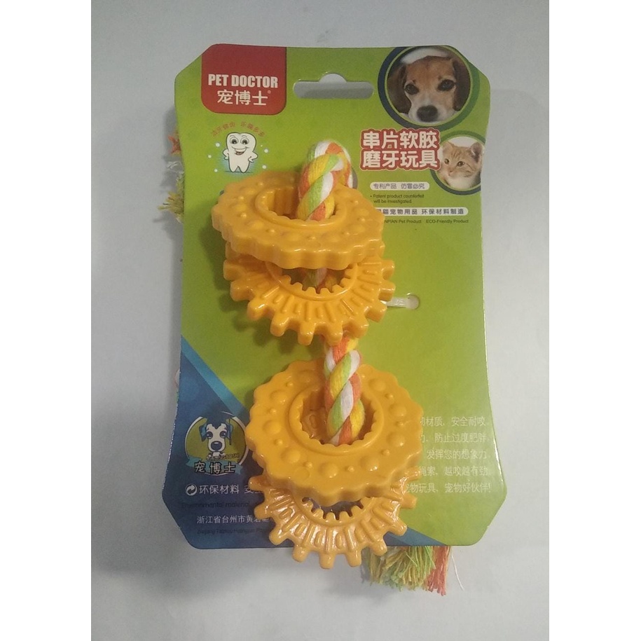 PET DOCTOR DIY PET TOY Rings For Dog Cat Mainan GIGITAN  Anjing Kucing-P1022