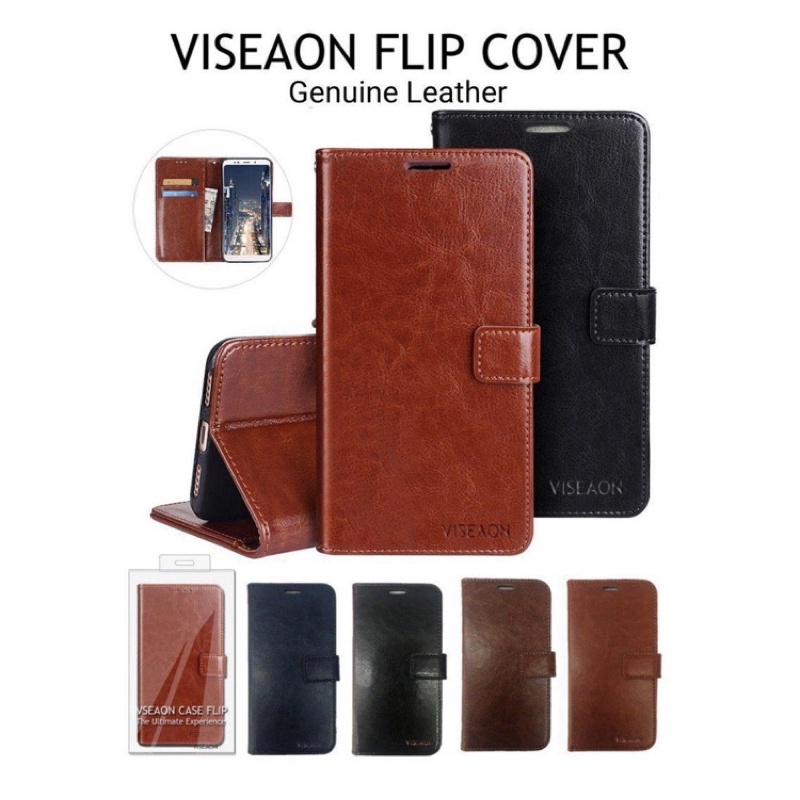 [ Xiaomi Mi 10T / 10T Pro / 11 Lite / 11T Pro / Mi 12 / 12T 13T / ] Viseaon Genuine Leather Case Fli
