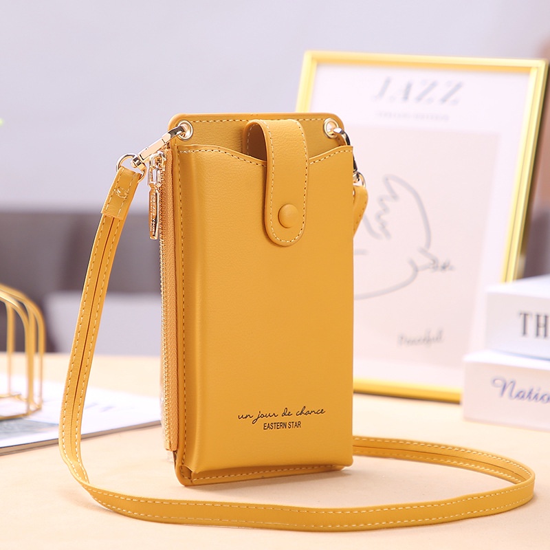 Tas Selempang Kulit Mini Wanita Dompet Cewek Tipis Tekstur Halus / Original Import /Jakarta COD - 359