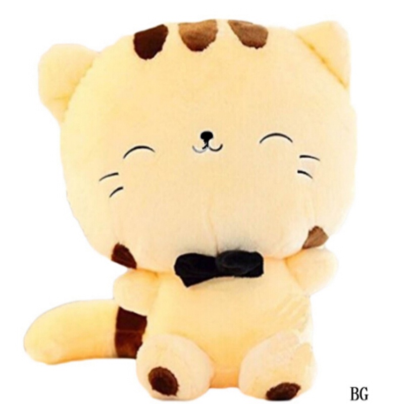 Mainan Boneka Plush Cratoon Kucing Muka Besar Lucu