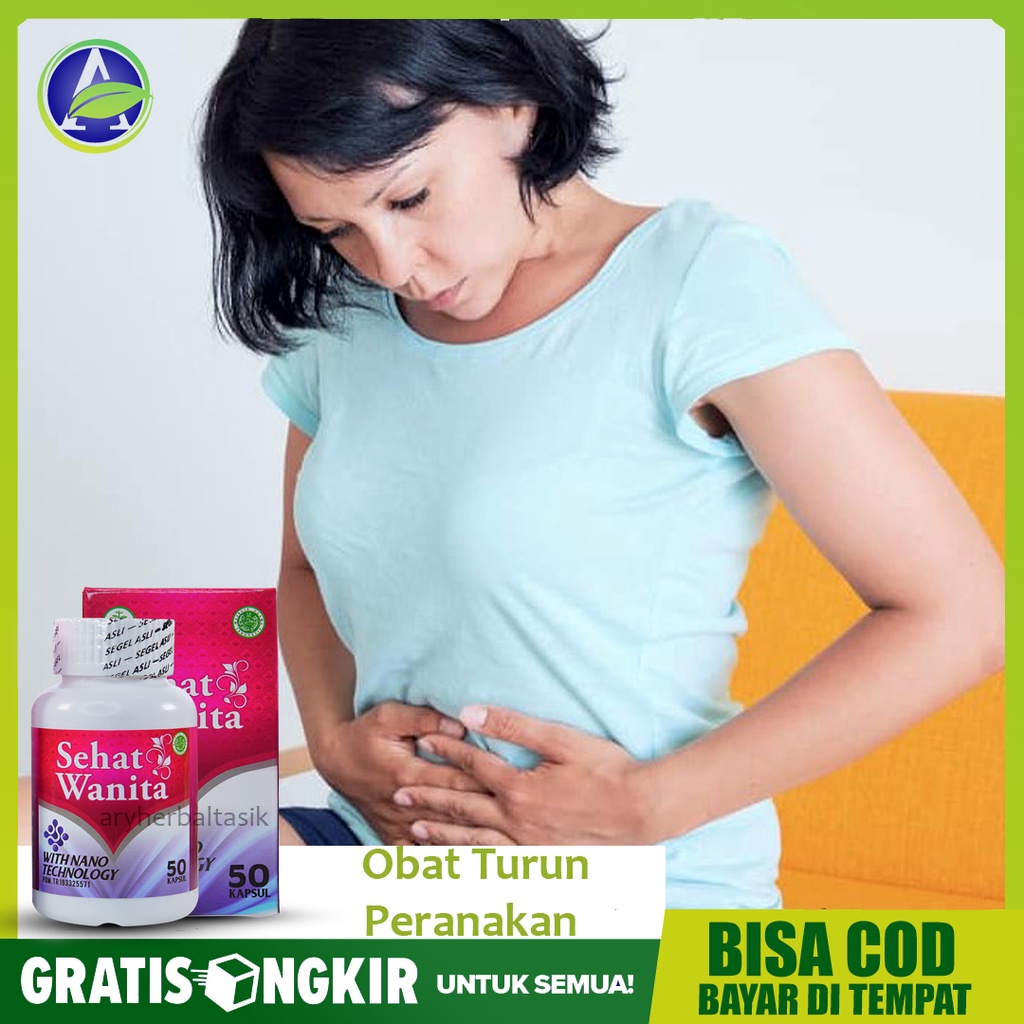 Obat Turun Peranakan Rahim Turun Prolaps Urteri Nyeri Panggul Herbal Sehat Wanita 50 Kapsul Official