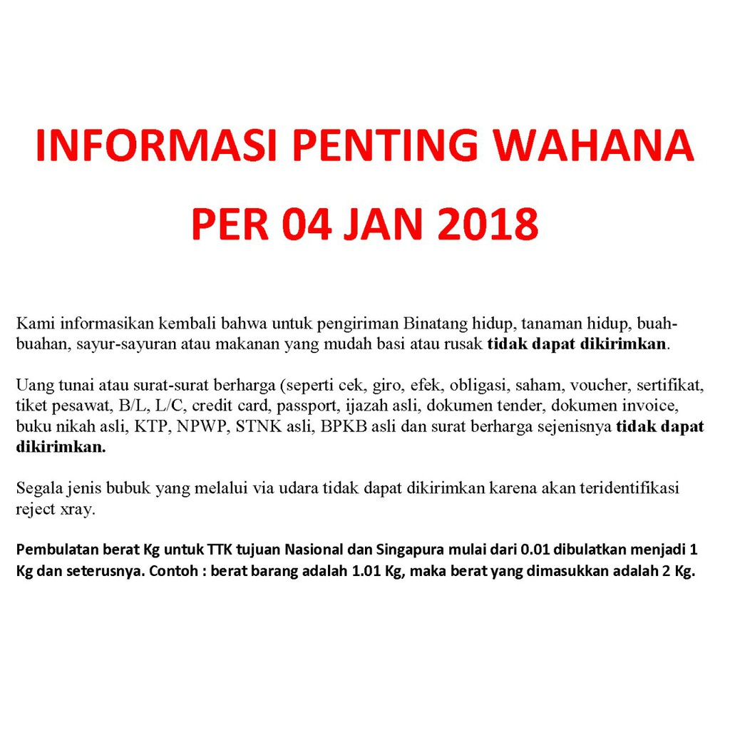 

Mohon maap kurir wahana dihapus
