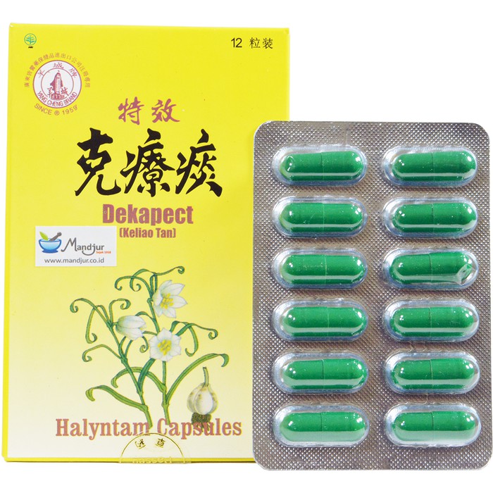 

Dekapect (Halyntam Capsules / Keliao Tan) - Obat Batuk Berdahak