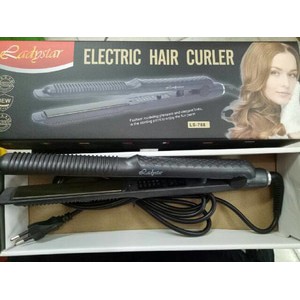 Ladystar Electric Hair Curler 2in1/Catok Lurus dan Keriting Temperatur