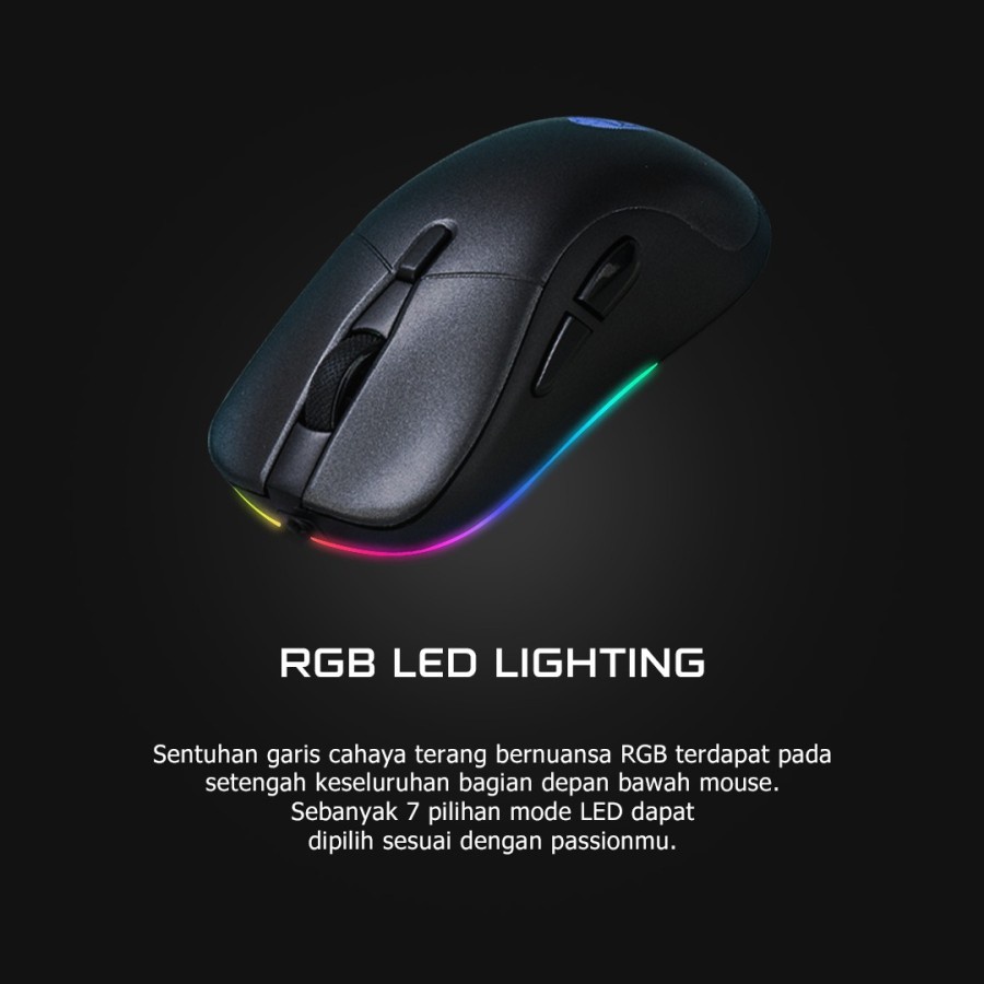 Mouse Digital Alliance Terra USB - DA Gaming Mouse Terra 7 Button With Led Light