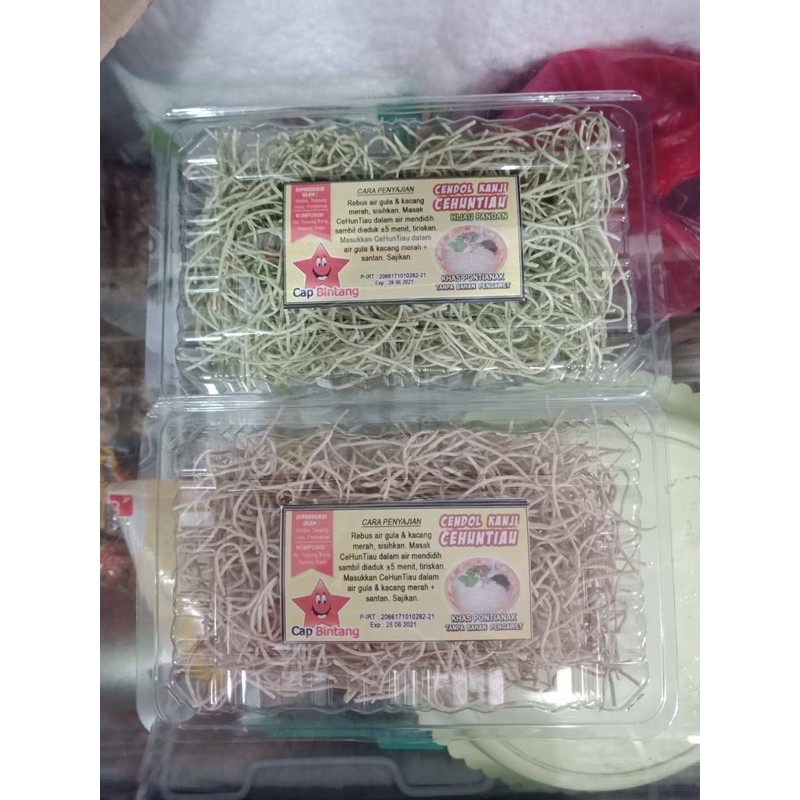 

Ce hun Tiau/Cehuntiau/Cenhuntiaw/Cendol Kanji Khas Pontianak