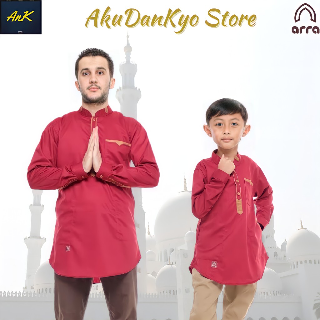 Baju Koko Kurta Pakistan Arra Sulaiman Kokoh Muslim