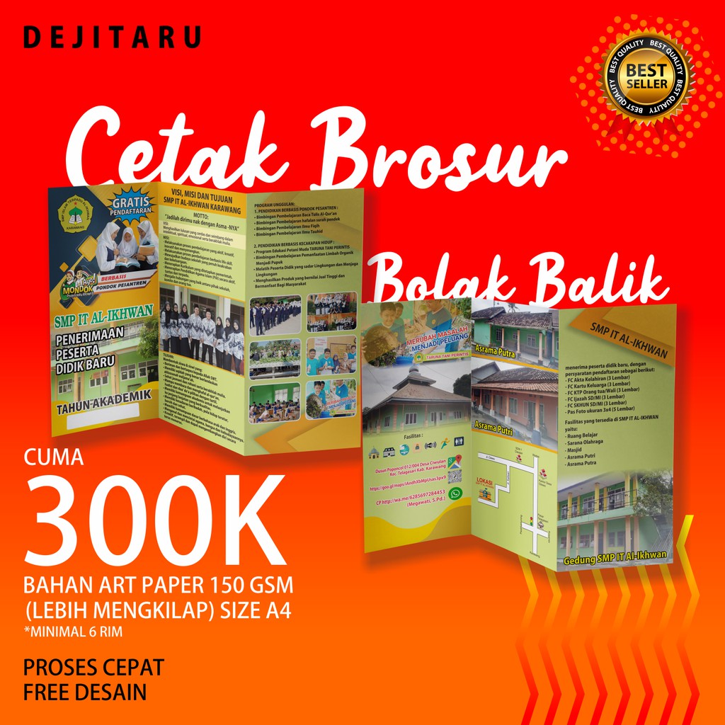 

Cetak Brosur A4 Bolak Balik