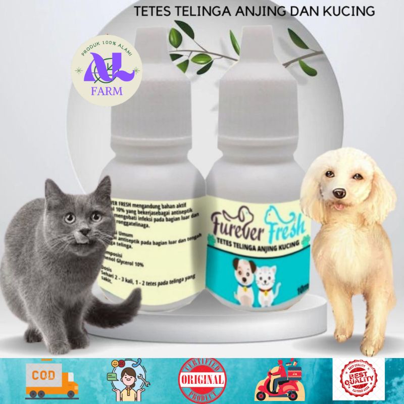 OBAT TETES TELINGA INFEKSI KUCING ANJING ALFARM