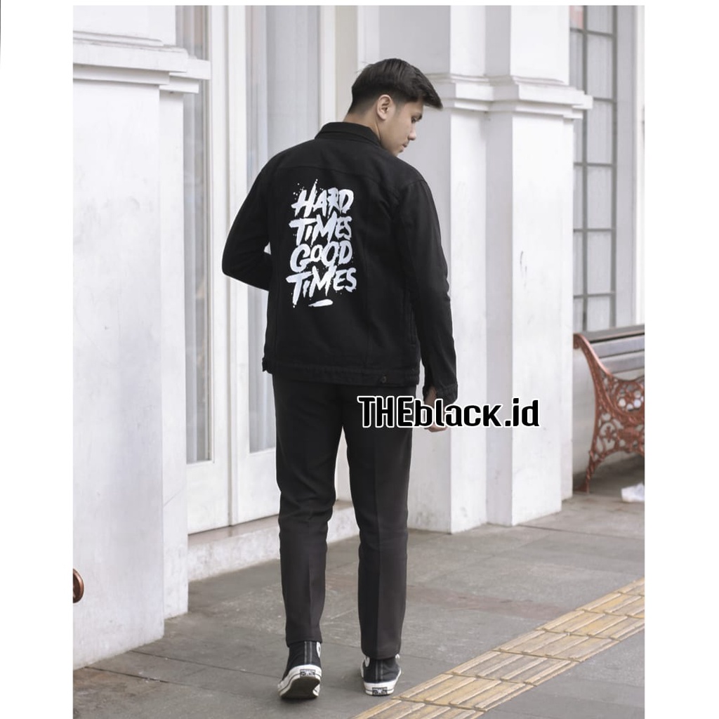 THEblack.id {{ JAKET JEANS SABLON DENIM PRIA COD }} JAKET JEANS PRIA